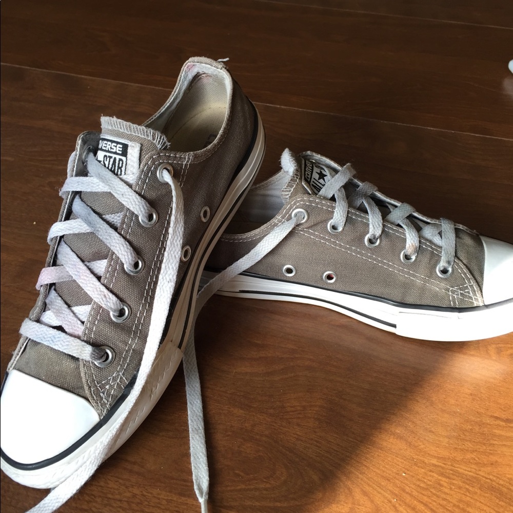 Gray Converse All Star Low Top